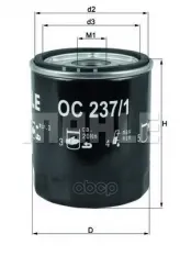 Фильтр масляный MAHLE OC237/1 (CDU1268) Mahle/Knecht арт. OC2371