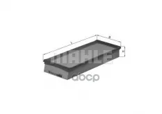 Фильтр воздушный MAHLE LX2038 (13717561235) Mahle/Knecht арт. LX2038