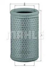Фильтр воздушный KNECHT LX646/1 Mahle/Knecht арт. lx646/1