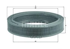 Фильтр воздушный Audi 80 1.3, 1.6, 1.8, 1.9, 100, VW Golf 1.6, 1.8, Passat 1.6, 1.8  Skoda Felicia, Favorit 93-> Mahle/Knecht арт. LX208
