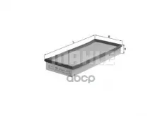 Фильтр воздушный Mahle/Knecht LX662 (LX662) Mahle/Knecht арт. LX662