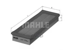 Фильтр воздушный Mahle/Knecht LX7041 (1654600QAP) Mahle/Knecht арт. LX7041