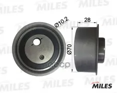 Ролик-натяжитель, ремень ГРМ Miles арт. AG02022