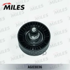 Ролик ведущий натяжной, поликлиновой ремень Miles арт. AG03036