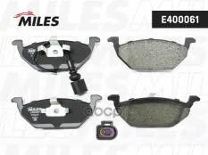 Колодки тормозные AUDI A3 >03/VW G4/G5/SKODA OCTAVIA 1.4/1.6/1.9D передние Miles арт. e400061