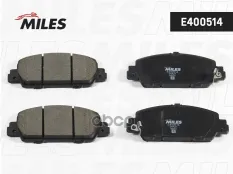 Колодки тормозные HONDA ACCORD 14- передние Miles арт. e400514