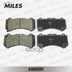 Колодки тормозные JEEP GRAND CHEROKEE 10- передние Miles арт. e400551