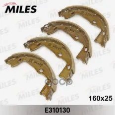 Колодки стояночного тормоза  OPEL ASTRA/CALIBRA/KADETT/OMEGA/VECTRA/SAAB 900/9-3/9-5 84- ( 160x25 мм Miles арт. e310130