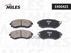 Колодки тормозные HYUNDAI ELANTRA/MATRIX/SONATA/SSANGYONG REXTON/KORANDO перед. Miles арт. e400423