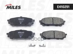 Колодки тормозные SUBARU IMPREZA 2.0 11.02- задние Miles арт. e410251