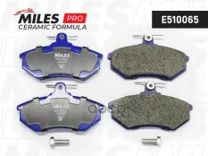 Колодки тормозные передние AUDI 80/VW GOLF III/PASSAT/VENTO/CHERY AMULET/TIGGO (ISO 9001) Ceramic Miles арт. e510065