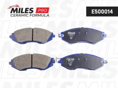 Колодки тормозные CHEVROLET LANOS/LACETTI/REZZO/DAEWOO NEXIA/NUBIRA/LEGANZA пер. Ceramic Miles арт. e500014