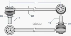 Стойка переднего стабилизатора Moog арт. FI-LS-3830