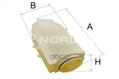 Фильтр воздушный BMW X5 III (F15  F850  X6 II (F16  F86) NORDFIL арт. an1281
