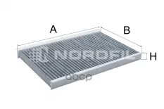 Фильтр салона угольный Fiat Albea  Palio  Siena  Strada NORDFIL арт. cn1090k