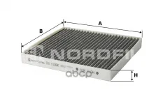 Фильтр салона угольный Chrysler Sebring  Dodge Avenger  Caliber  Journey  Fiat Freemont  Jeep Compas NORDFIL арт. cn1108k