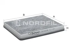 Фильтр салона угольный Chevrolet Lacetti  Gentra (UZ-Daewoo)  Nubira II NORDFIL арт. cn1001mk