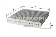 Фильтр салона угольный Toyota Alphard II  Auris I  II  Avensis III  Camry  Corolla  Highlander II  L NORDFIL арт. cn1003k