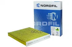 Фильтр салона антибактериальный TWIN BIO (247 мм x 289 мм x 35 мм) GEELY MONJARO  VOLVO XC40 (536) NORDFIL арт. cn1204tb