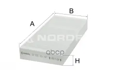 Фильтр салона (комплект 2 шт.) MERCEDES-BENZ GL / GLS (X166)  GLE (W166)  GLE COUPE (C292)  M-CLASS NORDFIL арт. cn1270-2