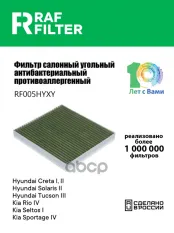 97133D1000 Фильтр салона Hyundai Solaris II,KIA Rio IV,Hyundai Creta I RAF FILTER арт. RF005HYXY