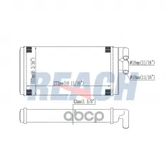 Радиатор печки REACH арт. 11812236