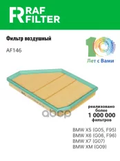 13718091496 Фильтр воздушный BMW X5 (G05,F95),BMW X6 (G06 RAF FILTER арт. AF146