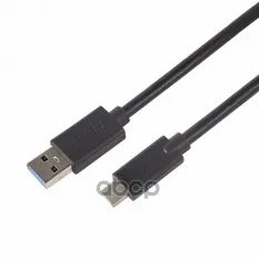 кабель! USB-A 3.0 - Type-C 3.1, 3А, 1м, ПВХ, черный REXANT арт. 181880