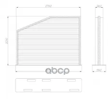 Фильтр салона угольный S&K арт. SKCF1001C