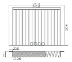 Фильтр салона S&K арт. SKCF1006
