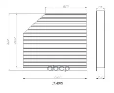Фильтр салона угольный S&K арт. SKCF1025C