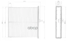 Фильтр салона S&K арт. SKCF1027