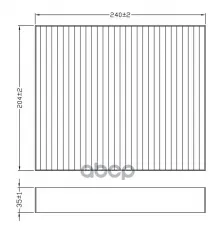 Фильтр салона угольный S&K арт. SKCF1036C