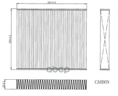 Фильтр салона угольный S&K арт. SKCF1375C