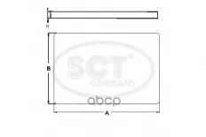 Салонный фильтр VW TOUAREG 02-10/TRANSPORTER V 03-/11-/AMAROK 10-/AUDI Q7 05-/11- SCT арт. sa1165