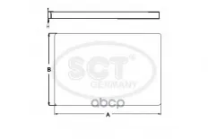 Салонный фильтр OPEL ANTARA/CHEVROLET CAPTIVA 06-/11- SCT арт. sa1234
