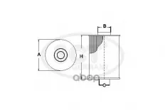 Топливный фильтр PEUGEOT PARTNER/ EXPERT/ CITROEN JUMPER/ BERLINGO 2.0/ 2.2 D SCT арт. sc7030p