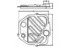 Фильтр АКПП  TOYOTA COROLLA/RAV4 -00/AVENSIS 97-03/ SCT арт. sg1018