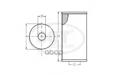 Масляный фильтр BMW X3 E83/ X5 E53/ 5 E60/ 7 E66/ 3 E46 00- SCT арт. sh426p