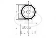 Масляный фильтр ALFA ROMEO A-R 145/155/166 SCT арт. sm158