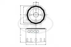 Масляный фильтр IVECO DAILY III/IV/V/VI 05-/07-/11-/14-/FIAT DUCATO 2.3D 02-/06-/11- SCT арт. sm5084