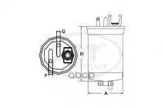 Топливный фильтр VAG G4/LT/OCTAVIA D SCT арт. st775