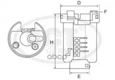 Фильтр топливный SCT ST392 SCT арт. ST392
