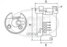 Топливный фильтр MAZDA 323 (BJ) (98-02) SCT арт. ST494