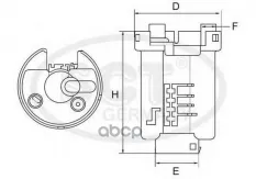 Топливный фильтр TOYOTA ALTEZZA/ARISTO/HARRIER/MARK II/PRIUS 96-/LEXUS GS/IS 97- SCT арт. st497