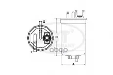 Топливный фильтр FORD FOCUS/TOURNEO 1.8D SCT арт. st6029