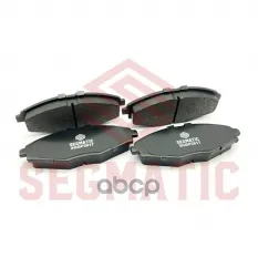 Колодки тормозные дисковые пер Daewoo Matiz 0.8 1998-, Daewoo Matiz 1.0 2003-, Chevrolet Spark 0.8 2005- SEGMATIC арт. SGBP2617