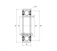 Подшипник подвесной SNR арт. 6007EE