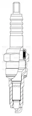 Свеча зажигания для м/т Honda NR (92-) RVF (94-) VFR (89-) ан. ER9EH STARTVOLT арт. VSP3549