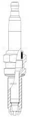 Свеча зажигания BMW G310 (15-)/HP4 (12-)/S1000 (09-) ан. LMAR9D-J (VSP 3553) STARTVOLT арт. VSP3553